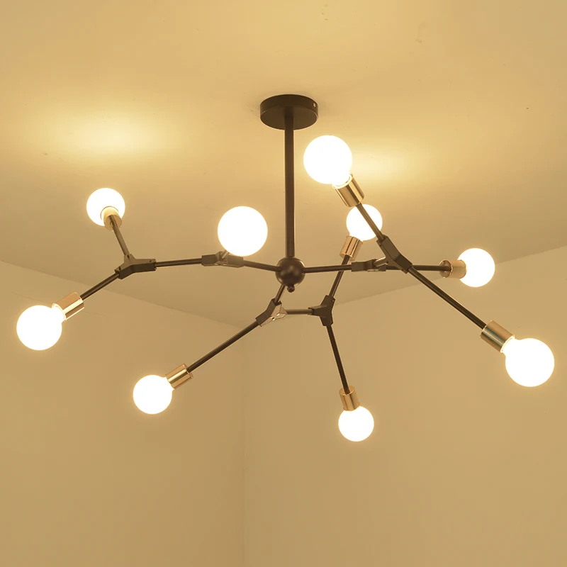 LOFT Industrial Pendant Chandeliers Lights simpe Modern Minimalist Design Chandelier Hanging in