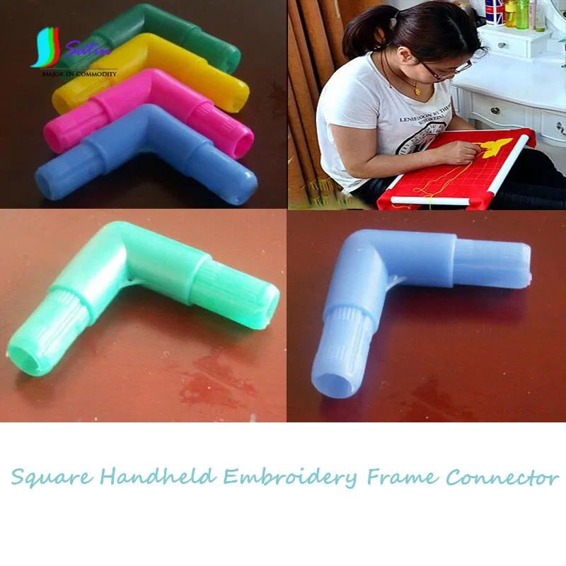 

Colorful Handheld Cross-stitch Embroidery Frame Connector ,Cross-stitch Embroidery Frame Accessory Elbowunion S0524H