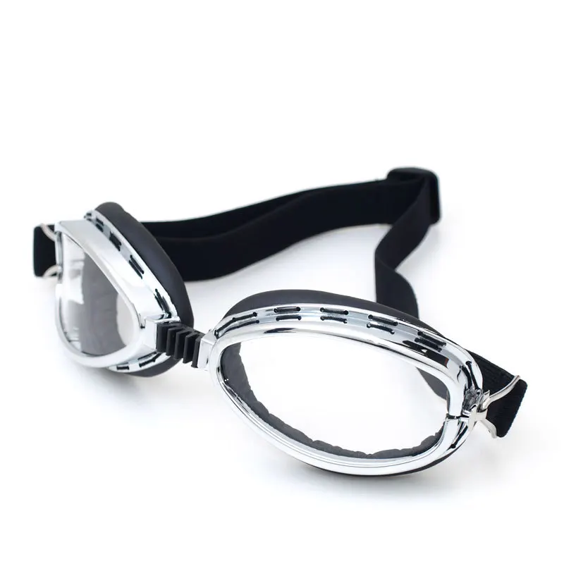 Óculos de Proteção da Motocicleta Óculos da Motocicleta Retro Wwii Lunette Moto Aviateur Esportes Oculos Motocross Fora Estrada Ciclismo Eyewear 3 Óculos p moto