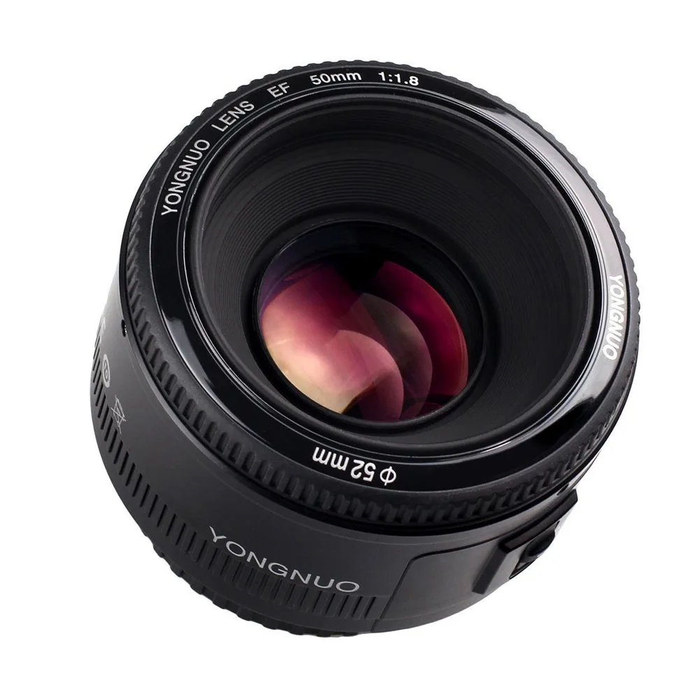 Стандартный основной объектив YONGNUO YN 50 мм F1.8 с большой апертурой и автофокусом