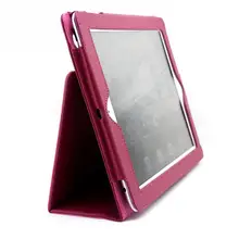 Teblet ПК чехол с текстурой личи шаблон Защитный Искусственная кожа чехол для iPad 2/3/4 с sleep wake up Функция