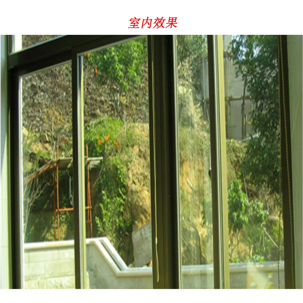 

70x500cm Mirrored Silver Gold Solar Reflective Window Film One Way Privacy Tint for Home Office Store Glass
