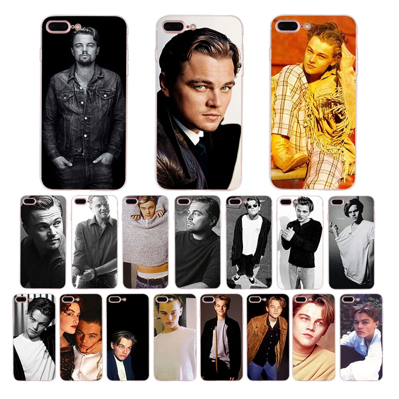 

Star Leonardo DiCaprio Photos Soft silicone Phone case for iPhone bumper 7 6S 6 8 Plus X XR XS MAX 5 5S SE Newest cover shell
