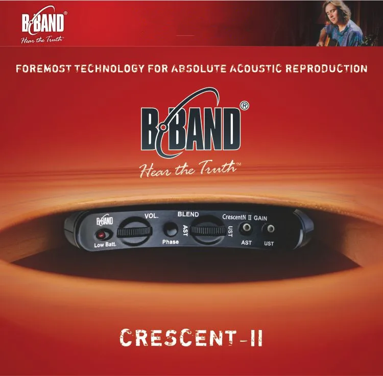 

2018 New + Factory + Finland Original B BAND CRESCENT II Acoustic pickup Professional B Band CRESCENT Endpin pickup & boarding