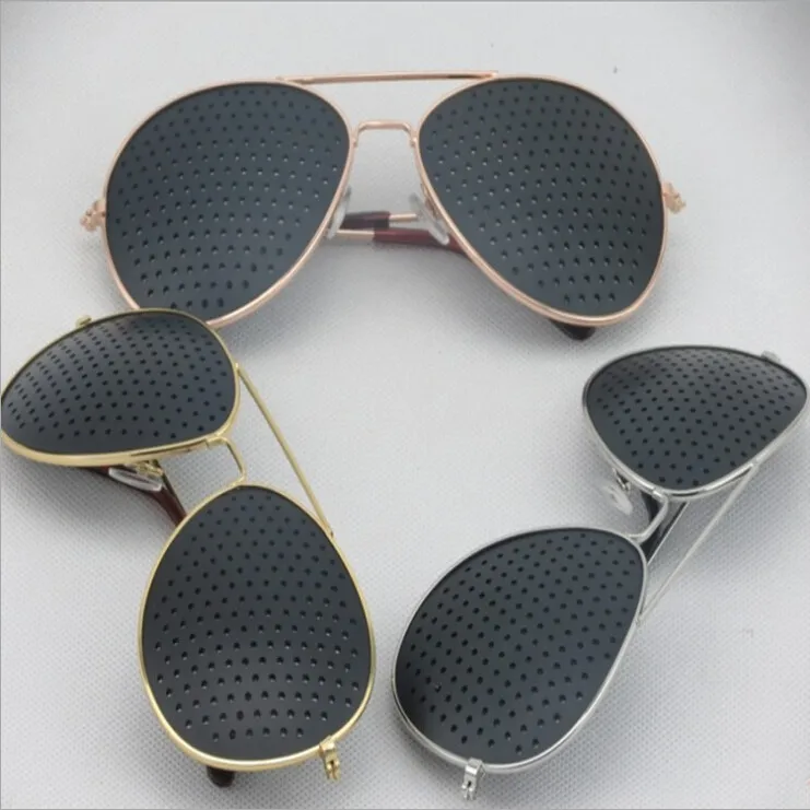 2015 Wholesale Vintage Retro Unisex Pinhole Eyeglasses Glasses Eye