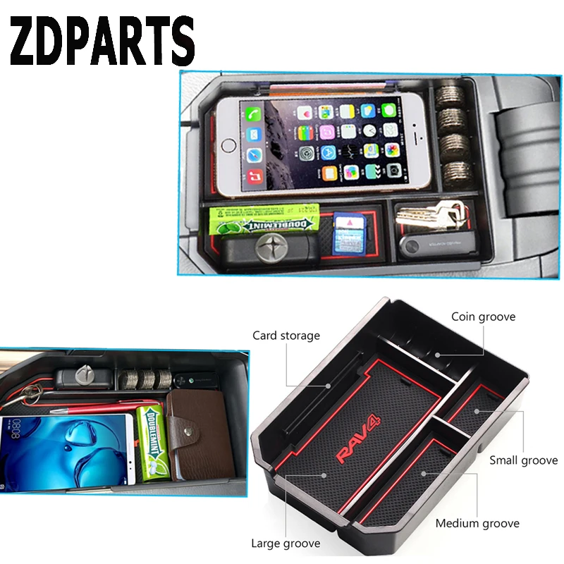 ZDPARTS 1 комплект Автомобильная центральная консоль подлокотник коробка для