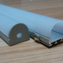 Горячий алюминиевый профиль для светодиодов для настенного света, БЕЗ Внутренний драйвер света от вверх и вниз направления 2 м/шт. 100 м/лот