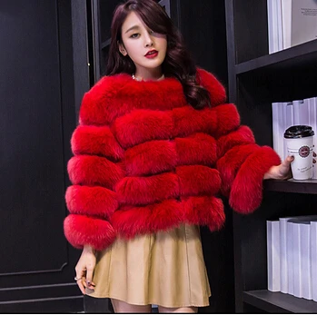 BINYUXD Mulheres Inverno Пеле де Vison casacos Peludos Desgrenhado Falso Casaco плюс Das jaqueta|Куртки из