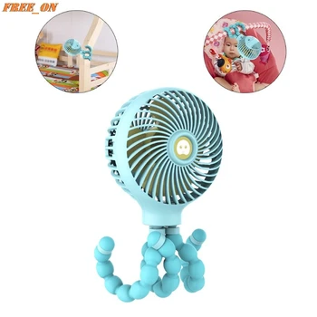 

2019 New Octopus Deformation Small Fan Three-Speed Large Wind Charging Mini Handheld Small Fan