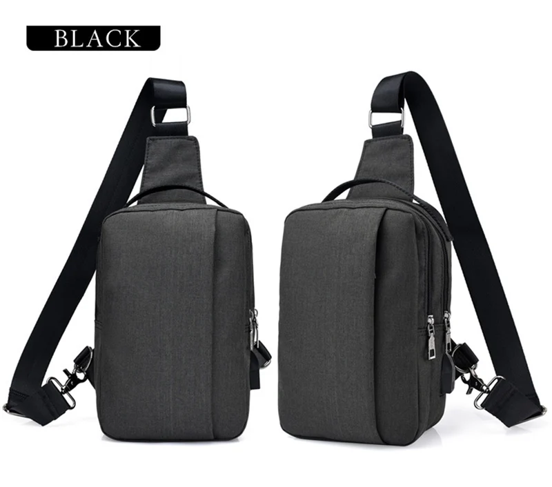 Men Women Backpack Anti Theft Teenager Canvas Chest Bag Large Casual USB Rechargeable Boy Single Shoulder Sac A Dos Homme BP0223 (21)
