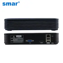 Smar H.265 CCTV NVR 16CH 5MP 8CH 4MP безопасности видеорегистратор обнаружения движения ONVIF P2P сохранить 50% жесткий диск хранения