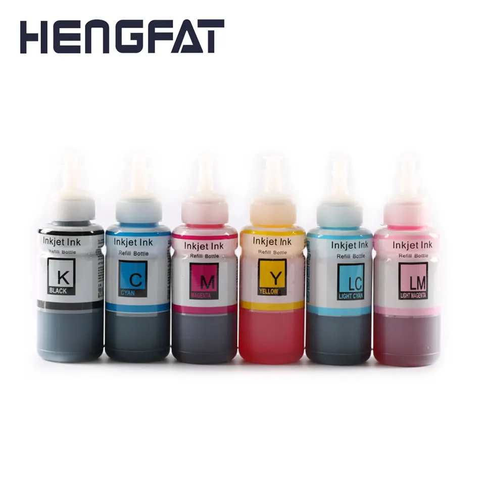 6color Dye Ink of 6 color Refill Ink Kit 70ml For Epson L800 L801 Printer Ink