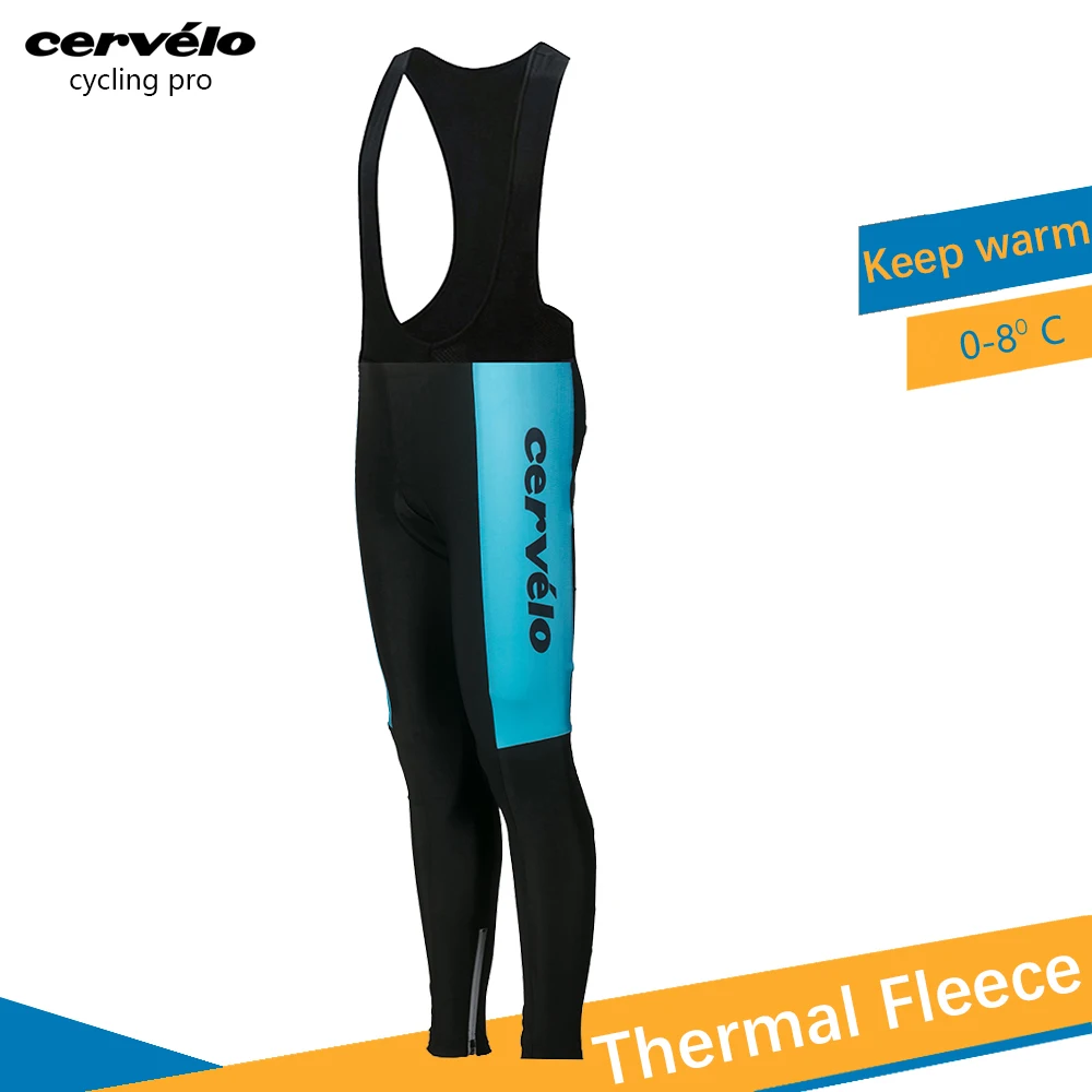 

2019 Winter Cycling Bib Pants Long Thermal Fleece Bike Trousers MTB Bicycle Pants Cycling Tights Mens Pantalon Ciclismo Invierno
