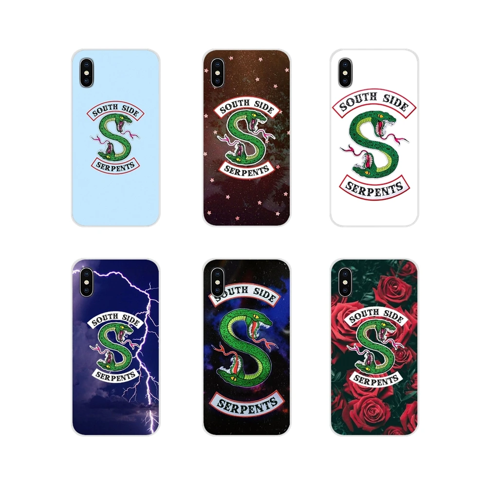 

For Motorola Moto X4 E4 E5 G5 G5S G6 Z Z2 Z3 G3 G2 C Play Plus American TV Shows Riverdale SouthSide Serpent Silicone Shell Case