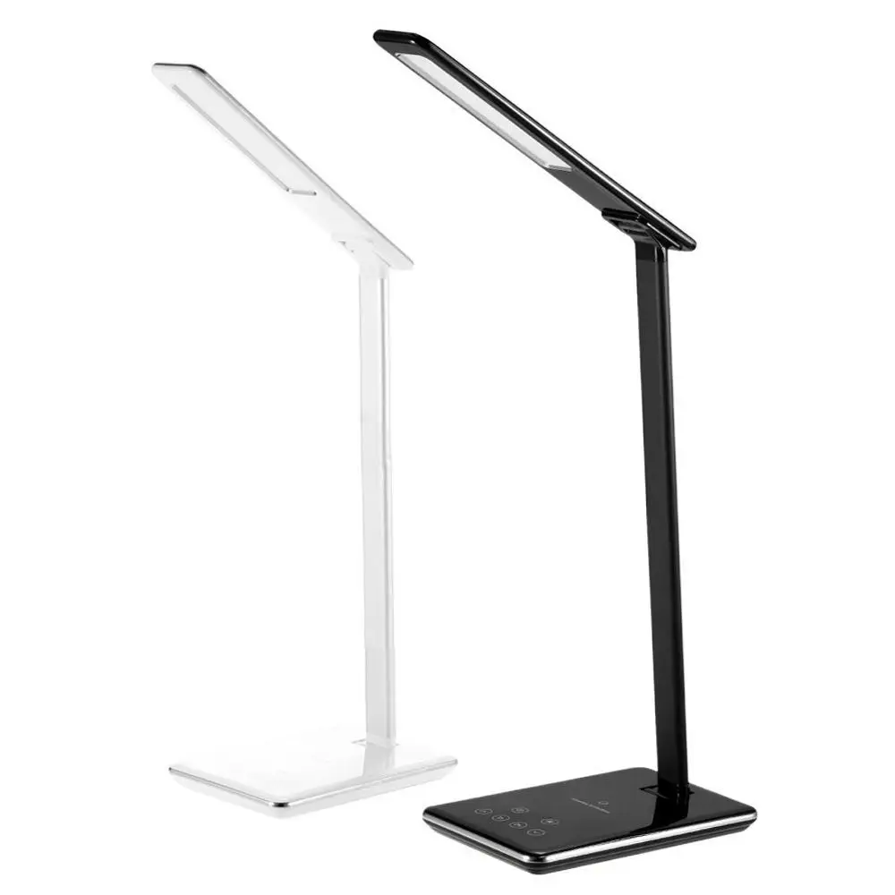 

5V 2.5A Eye Protection Concise Style Folding LED Desk Lamp Table Lamp Touch Induction Lamp Wireless Modern USB Output Charger
