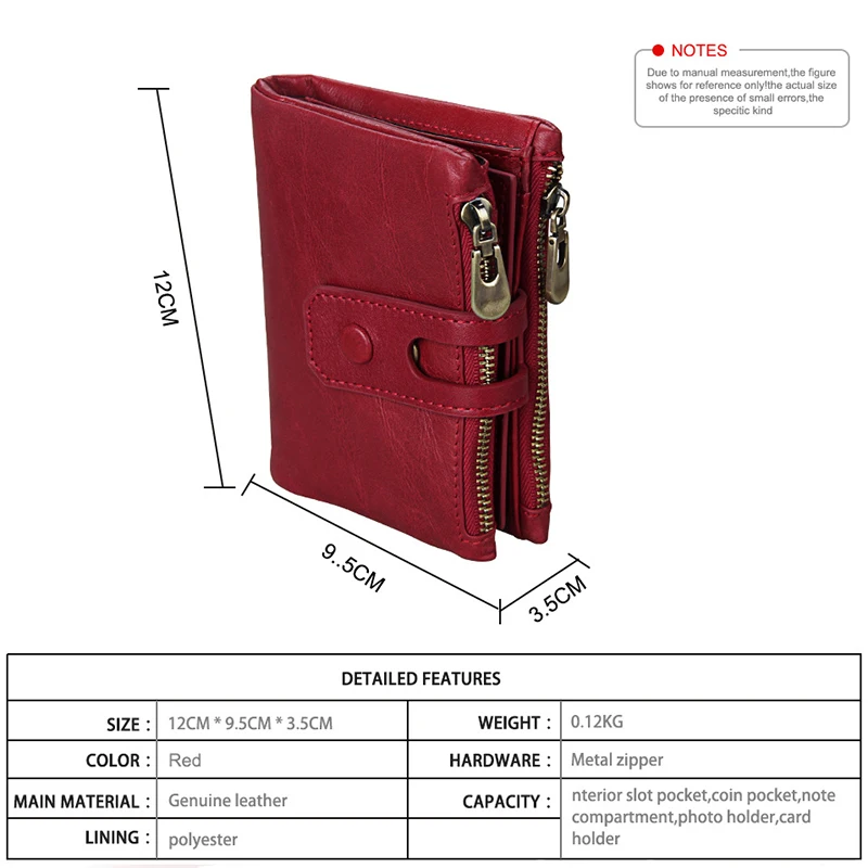2018 Fashion Wallet Women Genuine Leather Wallets Female Hasp Double Zipper Design Coin Purse ID Card Holder Unisex Slim Wallet 2018 Fashion Wallet Women Genuine Leather Wallets Female Hasp Double Zipper Design Coin Purse ID Card Holder Unisex Slim Wallet