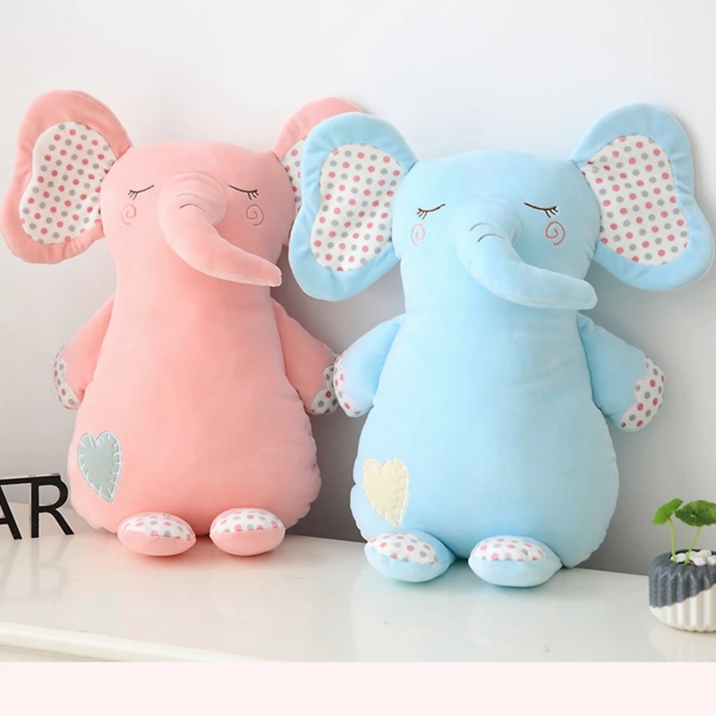 

Lucky Boy Sunday Soft Elephant Plush Toy Baby Sleeping Cushion Soft Pillow Baby Appease Elephant Stuffed Plush Doll Girls Gift