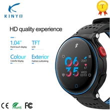 Новые Смарт Браслет 1,04 дюймов Цвет Экран 480 мА/ч, IP68 Водонепроницаемый сердечного ритма, измеритель артериального Давление часы для подарков