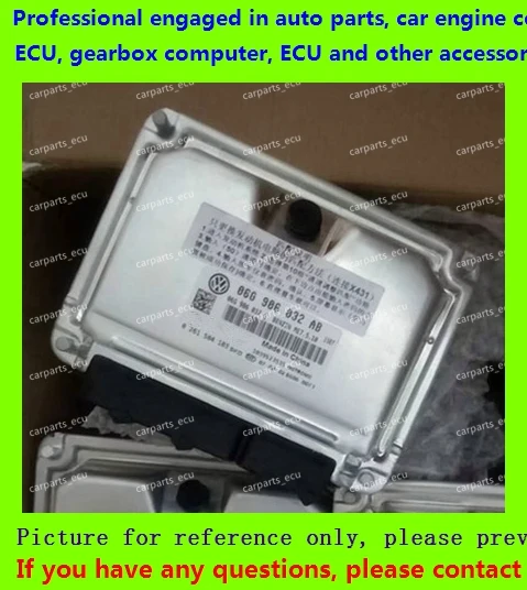 

For Volkswagen Skoda Octavia car engine computer board/VW Jetta ECU/Electronic Control Unit/06G906032AB 0261S04103