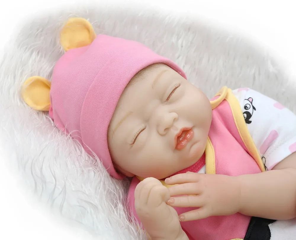 55 см Силиконовые Reborn Baby Doll Дети Playmate подарок для девочек Baby Alive sleeping мягкие игрушки для букетов кукла для детей игрушки для младенцев