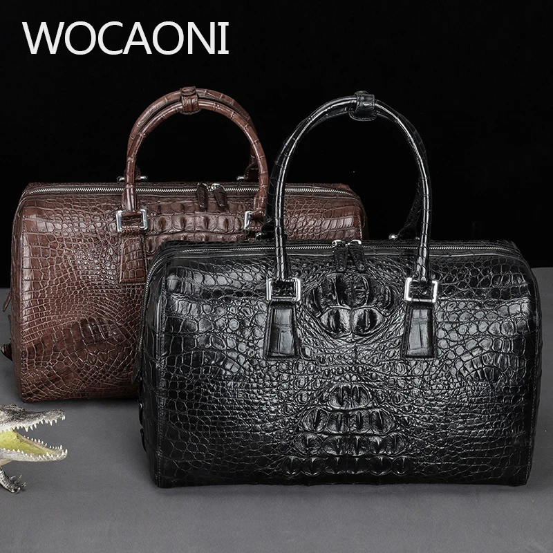 

Men are all-match crocodile leather bag