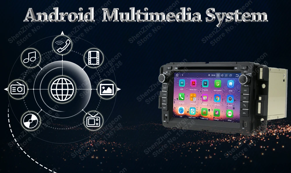 Excellent Octa Core Android 8.0 Car DVD Player for Chevrolet Silverado 1500 2500 3500 Avalanche Suburban Tahoe 2007-2012 Car Radio 4GB RAM 6