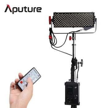 

Aputure New LED Video Light bulb Light Storm LS 1/2w CRI95+ 264 SMD lamp beads led flood light with V-mount Controller Box