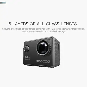 

2020 NEW HDMI LCD display Sports Camera SOOCOO F500 4K WIFI Action Sports Camera Ultra HD Waterproof Underwater DV Camcorder r25