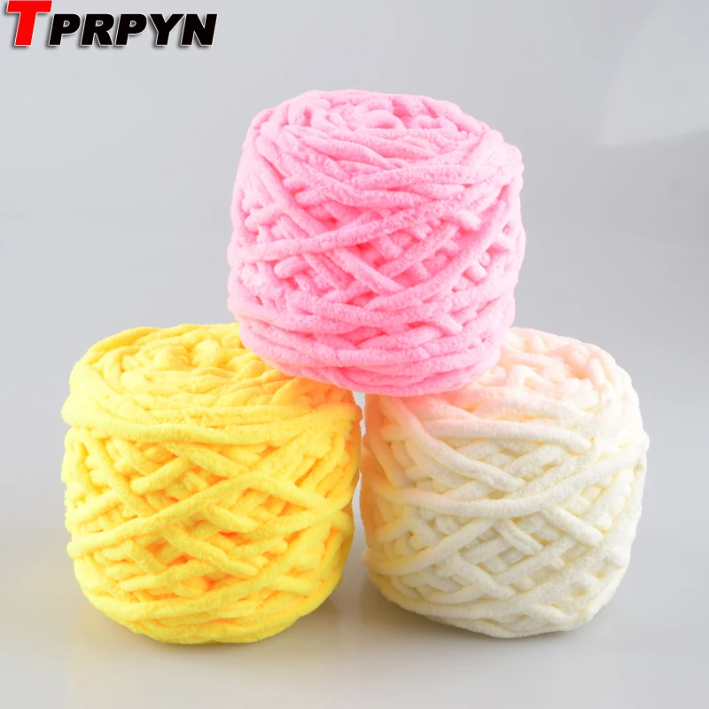 TPRPYN 1 шт = 100 г хлопок цветной краситель шарф ручной вязки пряжа для ручного вязания шарф мягкая молочная Хлопковая Пряжа Толстая