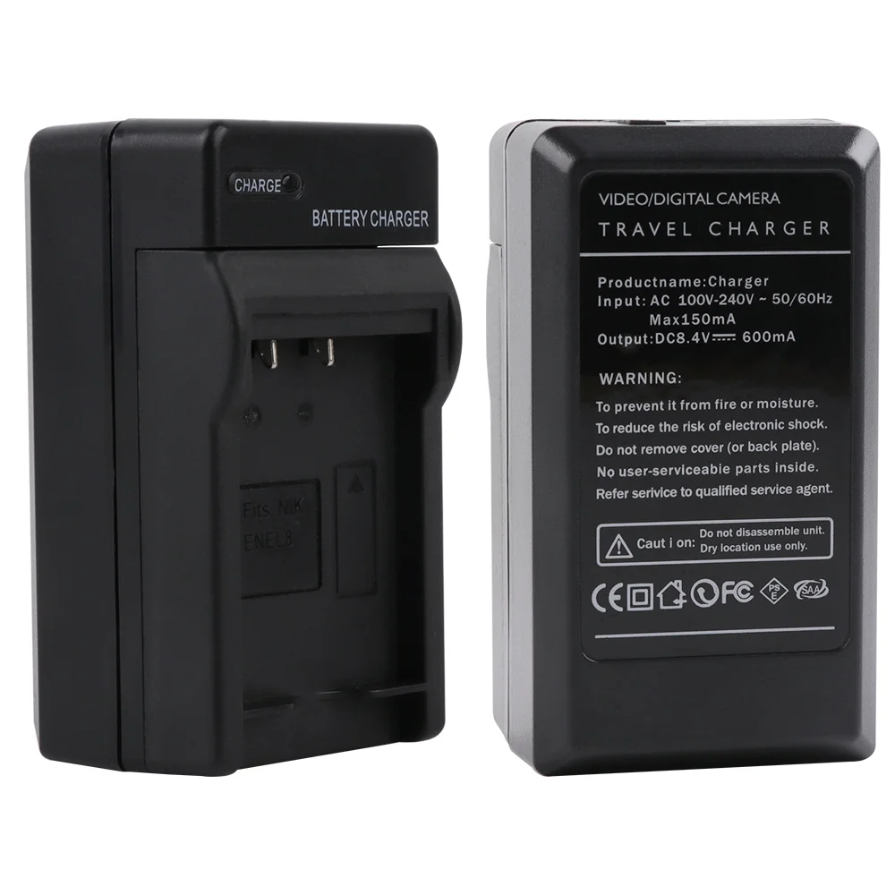RP EN-EL8, ENEL8 EL8 аккумулятор камеры+ зарядное устройство для Nikon Coolpix P1, P2, S1, S2, S3, S5, S50, S50c, S51, S51c, S52