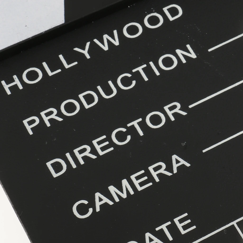 Classical Director Video Scene Clapperboard Movies Slate Cut Action Prop