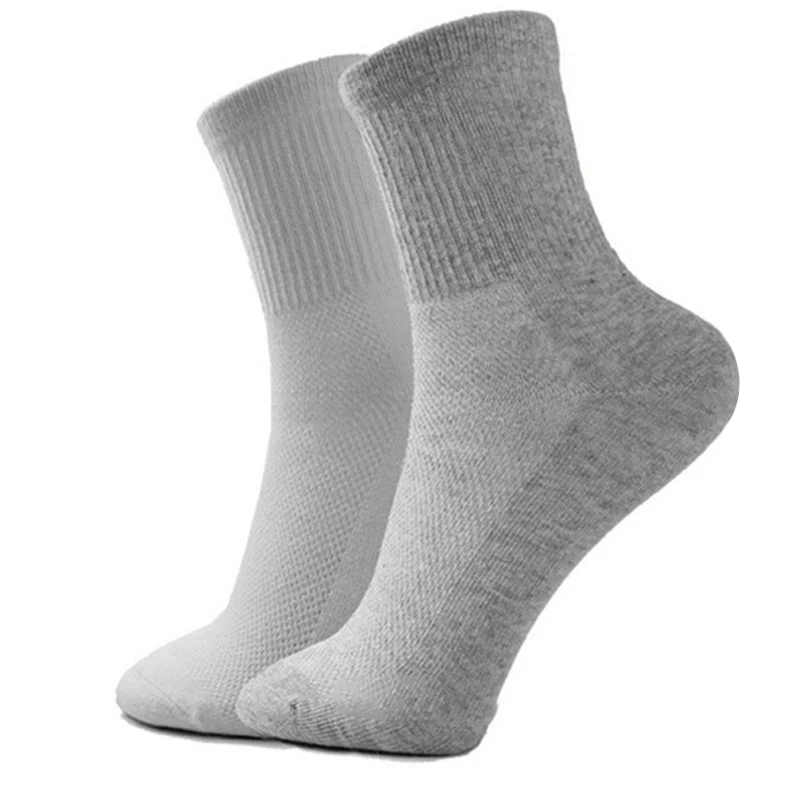 10pcs=5pair/lot Summer Autumn Style Men's Socks Mesh Breathable Business Cotton Male White Black Gray Fashion Casual Short Socks