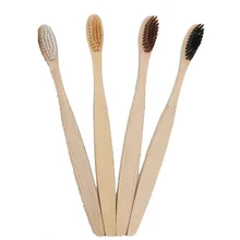 Toothbrush Tooth Clean 4 PCS/SET Eco-Friendly Bamboo Soft Fibre Toothbrush 4 COLOR Biodegradable Teeth Brush Oral Care 4PC#40