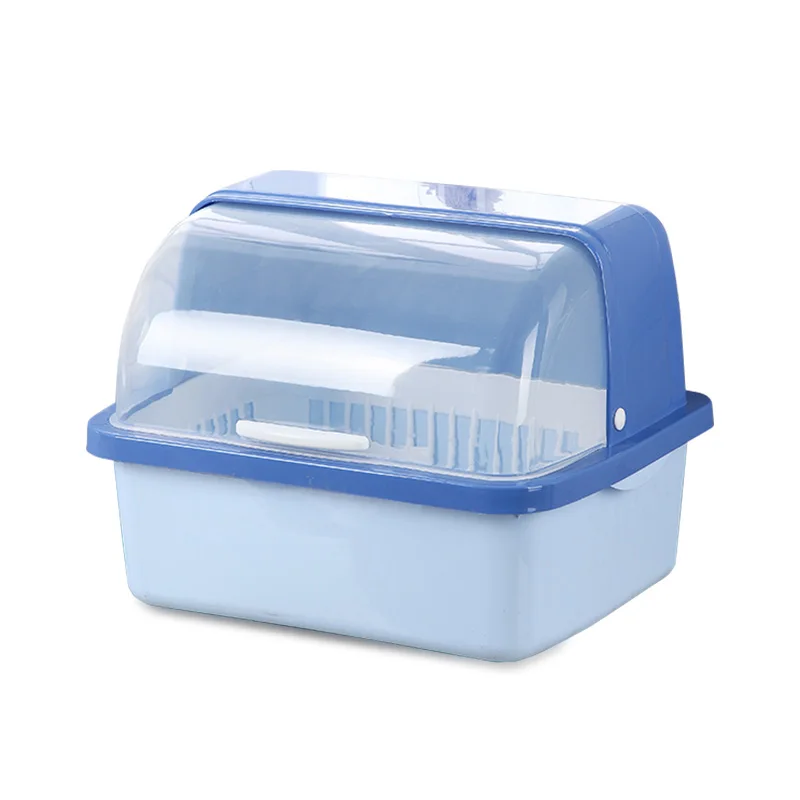 Kitchen Large Plastic Cupboard With Lid Put Bowl Drain Bowl Rack