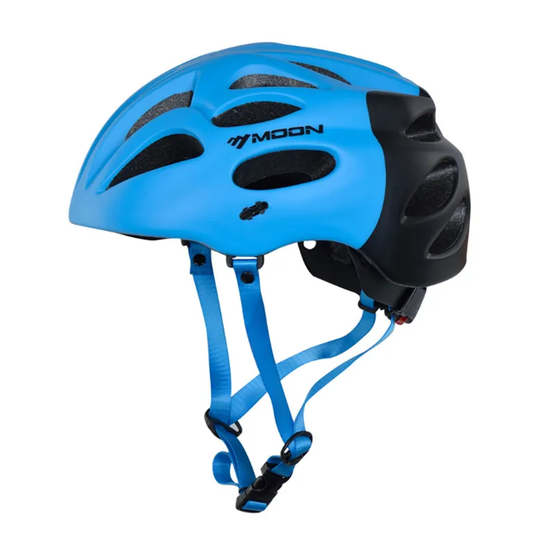 Шлем с Луной для шоссейного велосипеда, для спорта на открытом воздухе, защитный велосипедный шлем для горного шоссе, велосипедный шлем для велоспорта, шлем для велоспорта А4 - Цвет: Синий