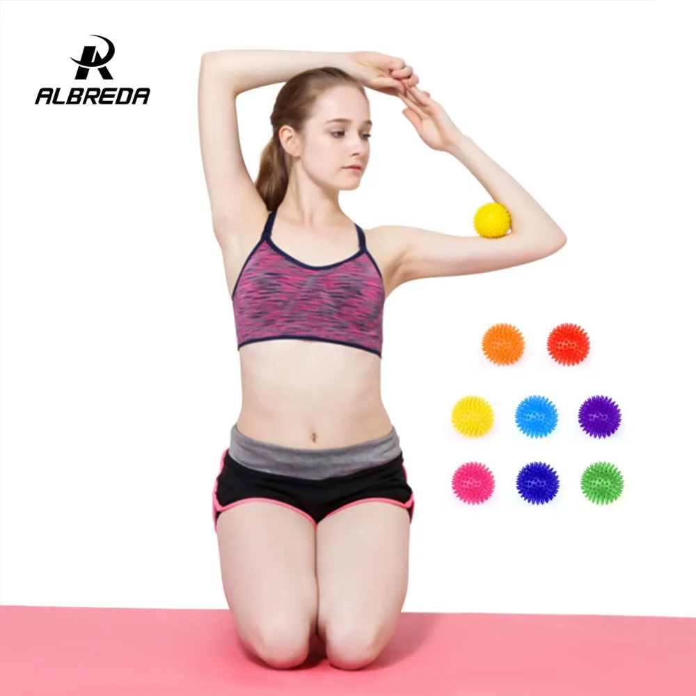 ALBREDA 7 см Йога Упражнение Training шары фитнес боль Стресс триггер точка узел массаж