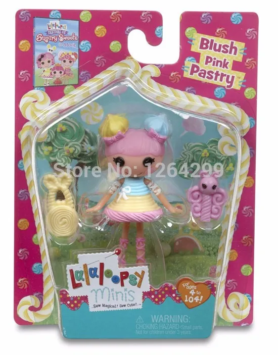Новые куклы Lalaloopsy Minis для девочек, детские игрушки, украшения, рождественские подарки для детей - Цвет: Светло-желтый