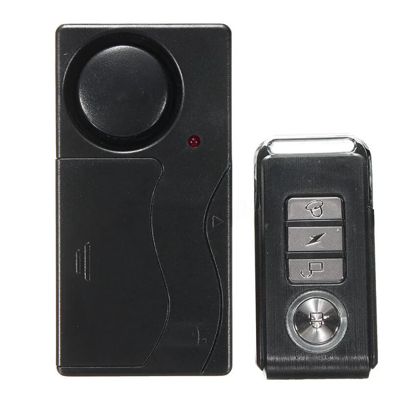 Wireless Remote control Vibration Detector Anti theft Shock Warning
