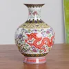 Jingdezhen Enamel Dragon And Pheonix Ceranic Vase Ancient Ming and Qing Porcelain 4