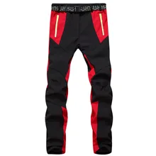 Новые зимние мужские и женские походные уличные штаны флисовые брюки водонепроницаемые ветрозащитные термо для кемпинга лыжные альпинистские брюки