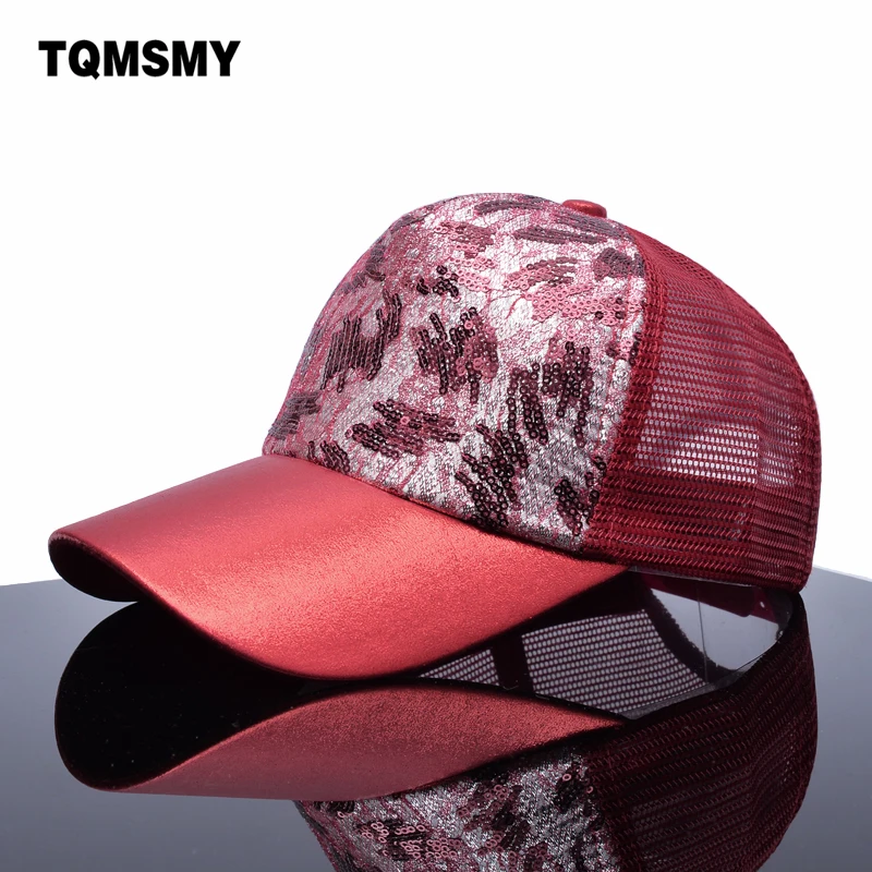 Prix pour 2017 marque De Mode snapback cap femmes paillettes chapeaux filles chapeau de camionneur Brillant os maillage D'été casquettes de baseball pour les femmes gorras Prix pour 2017 marque De Mode snapback cap femmes paillettes chapeaux filles chapeau de camionneur Brillant os maillage D'été casquettes de baseball pour les femmes gorras