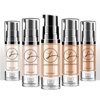

Women Facial Makeup Foundation Base Liquid Cream Long Lasting Waterproof Moisturizer Face Cosmetic Concealer 6ML
