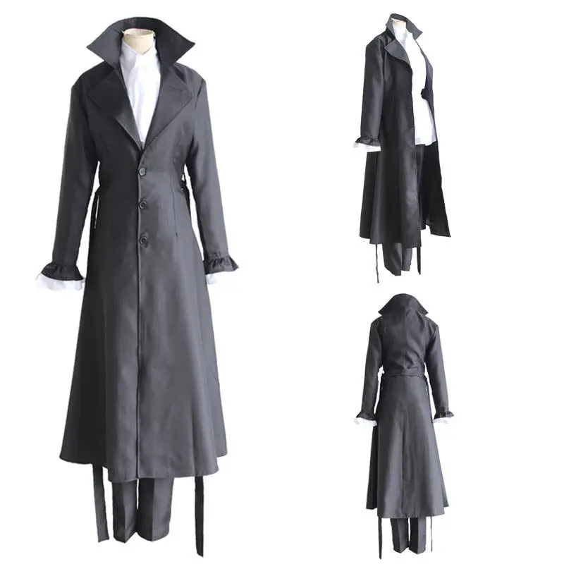 Bungou Stray Dogs Bungo Ryunosuke Akutagawa Anime Cosplay Costume Full ...