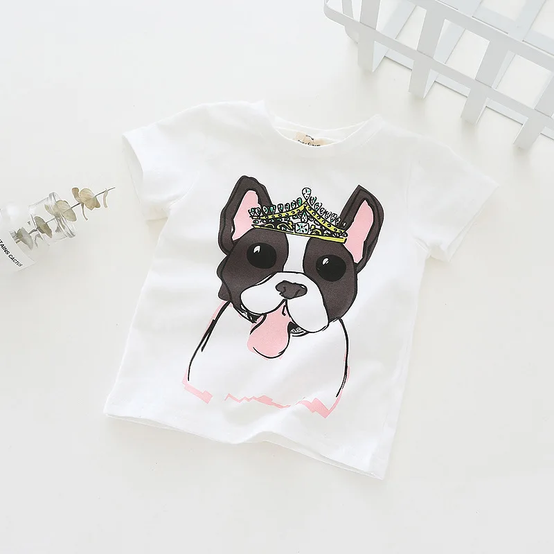 Beli Baru Musim Panas Bayi T Shirt Untuk Anak Laki laki Perempuan Bayi Pakaian Pendek lengan Kartun T Shirt Bayi Laki laki Perempuan Pakaian bebes Balita Tops Tee
