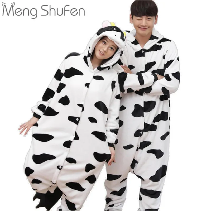 adult cow pajamas