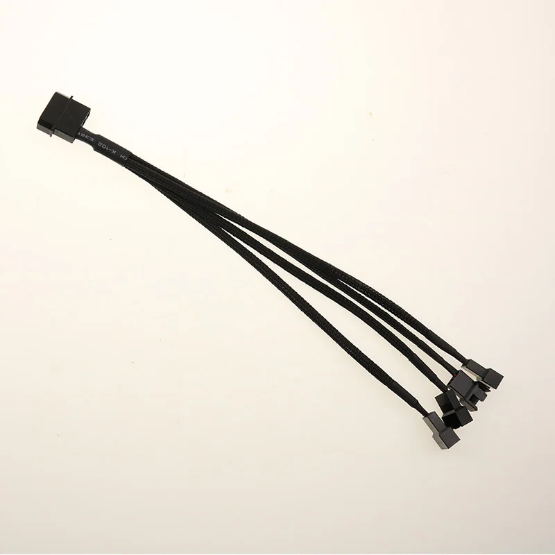 30 см Новый удлинитель ЦП кабель Molex 4 Pin до 4x3/4 pin 5 в 12 В Usb рукав двойной вентилятор