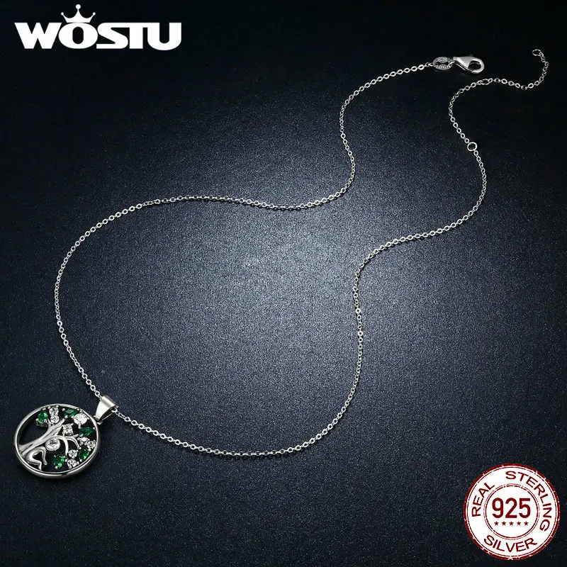 Ожерелье женское из серебра 925 пробы с подвеской в виде дерева|sterling silver|925 sterling
