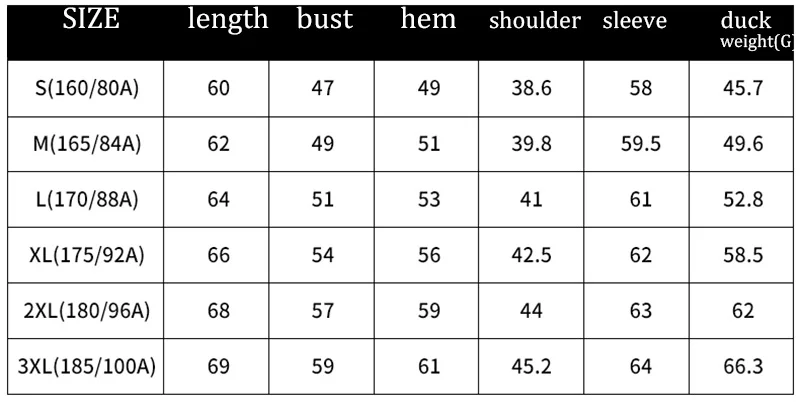 WOMEN SIZE