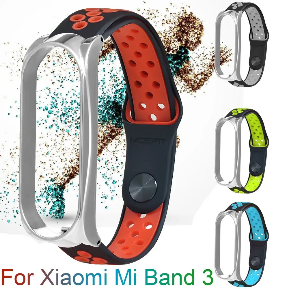 

Hot SmartWatch Smart Watch Strap Smartband mi band Ventilate Sport Soft Replacement Wristband Wrist Straps For Xiaomi Mi Band 3