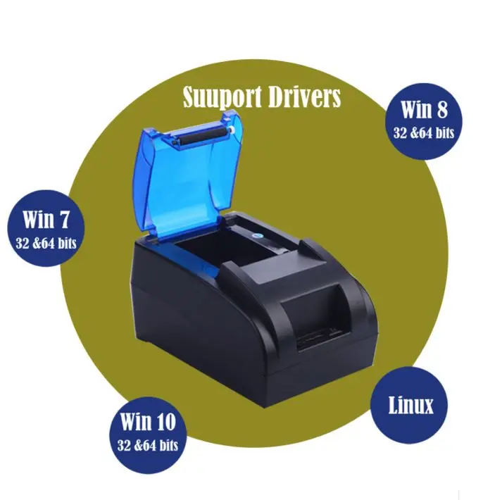 58mm Mobile IOS/Android Bluetooth Thermal Receipt PrinterPrinters